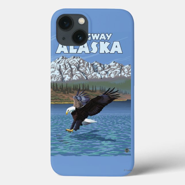 Coques Case-Mate iPhone Bald Eagle Diving - Skagway, Alaska (Verso)