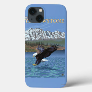 iPhone 13 Coque Bald Eagle Diving - West Yellowstone, MT