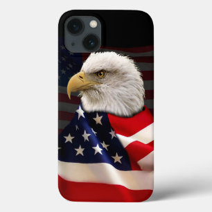 Etui iPhone Case-Mate Bald Eagle et le drapeau américain pour le patriot