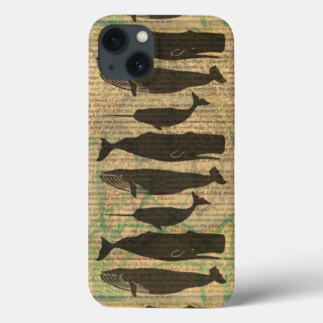 Coques Case-Mate iPhone Baleine antique Vie marine (Verso)