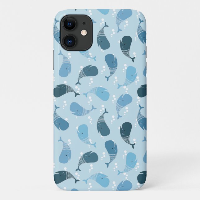 Coques Case-Mate iPhone Baleines (Dos)