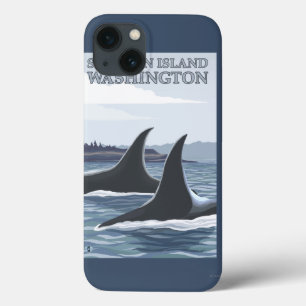 Coque Case-Mate iPhone Baleines #1 - île de San Juan, Washington d'orque