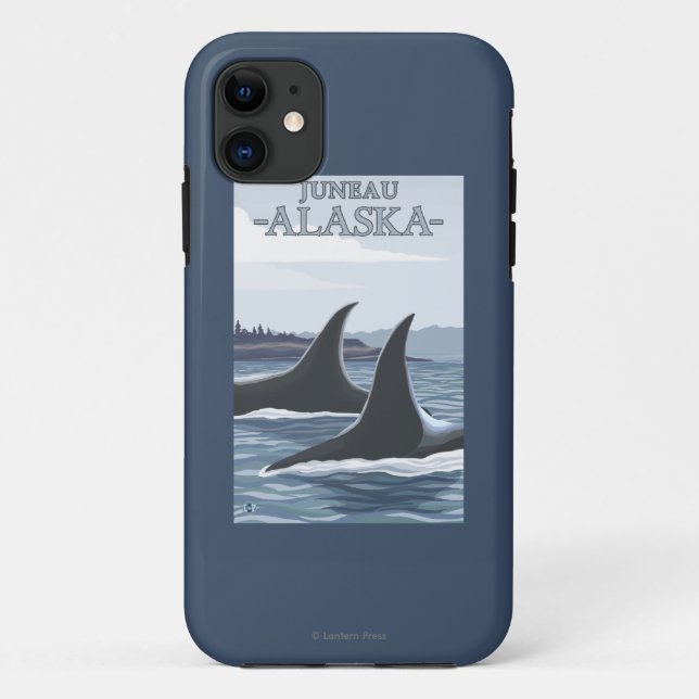Coques Case-Mate iPhone Baleines #1 - Juneau, Alaska d'orque (Dos)