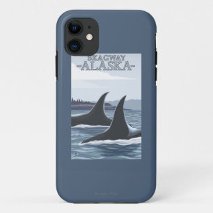 Coque iPhone 11 Baleines #1 - Skagway, Alaska d'orque