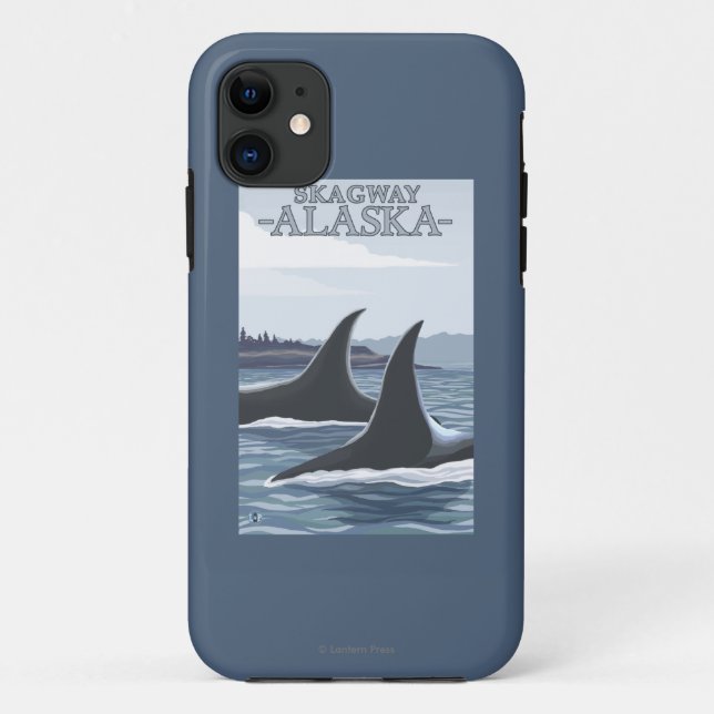 Coques Case-Mate iPhone Baleines #1 - Skagway, Alaska d'orque (Dos)