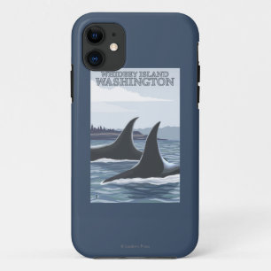 Coque Case-Mate iPhone Baleines #1 - Whidbey, Washington d'orque