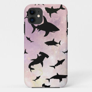 Case-Mate iPhone Case Baleines à mâchoires de requin modernes sous la ga