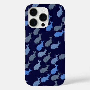 Coques iPhone 16 Pro baleines en bleu