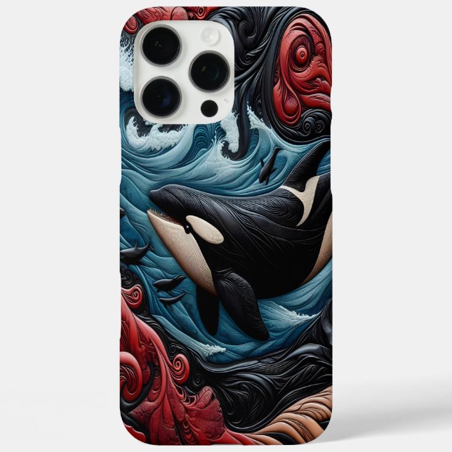 Coques Case-Mate iPhone Baleines majestueuses : l'avènement de la mer (Verso)