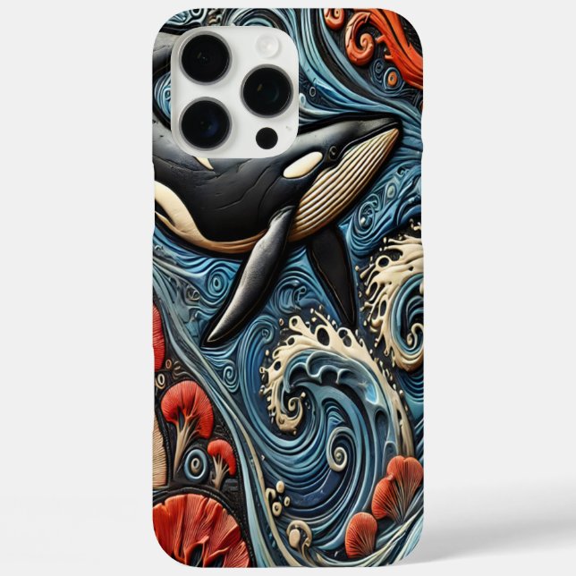 Coques Case-Mate iPhone Baleines majestueuses : Sérénité de la mer profond (Verso)