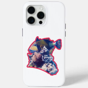 Coque Case-Mate iPhone Baliste Vue de culture biologique à bordure roug