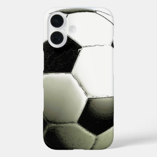 Coque Pour iPhone 16 Balle de football - Football iPhone