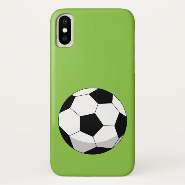 Coques Case-Mate iPhone Balle de soccer en dessin (Dos)