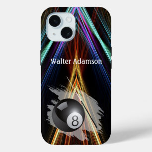 Coque Case-Mate iPhone Balle de sport de billard et queue Personnaliser a