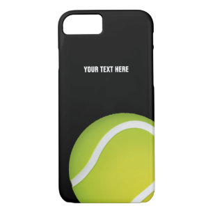 Coques Pour iPhone Balle de tennis verte personnalisée