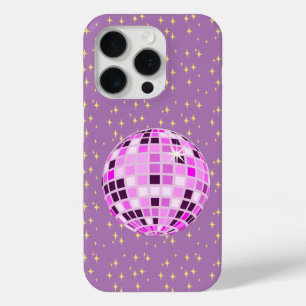 Coque Case-Mate iPhone Balle Disco moderne rose rétro violet