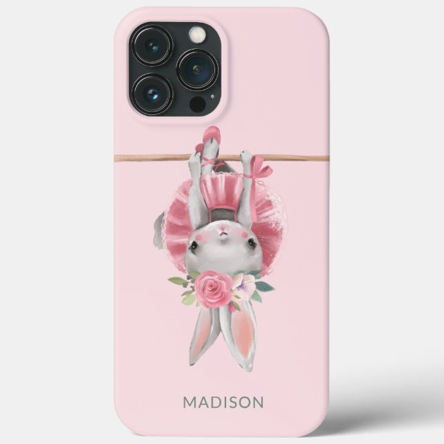 Coques Case-Mate iPhone Ballerina Ballerina Bonnet Rose Personnalisé (Verso)