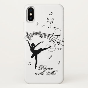 Case-Mate iPhone Case Ballerina Dancing with Music Notes