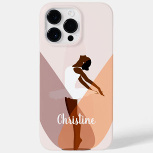 Coque Case-Mate iPhone Ballerina Noire Danse Ballet Lumière Rose Coque-Ma