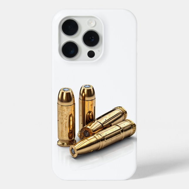 Coques Case-Mate iPhone Balles en Or Métallique #2 (Verso)