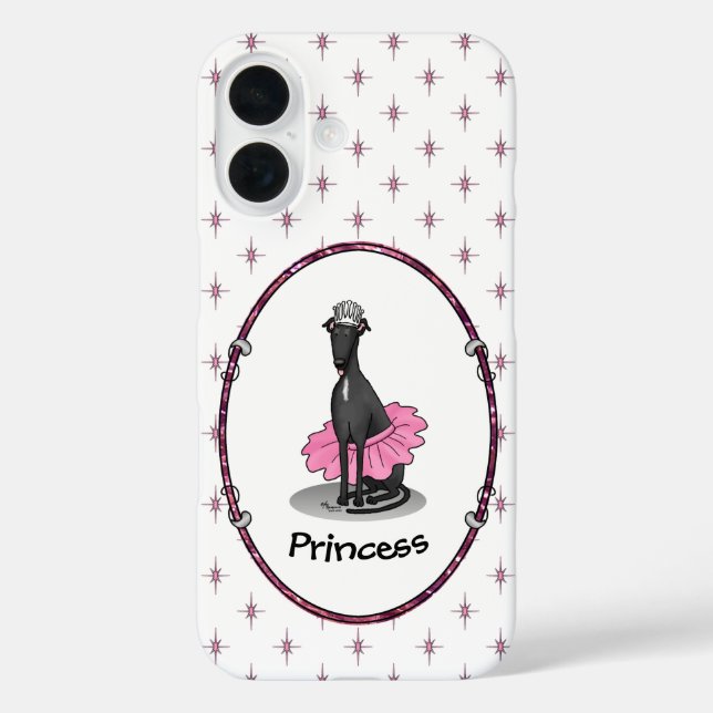 Coques Case-Mate iPhone Ballet Ballerina Princesse Greyhound Chig (noir) (Verso)
