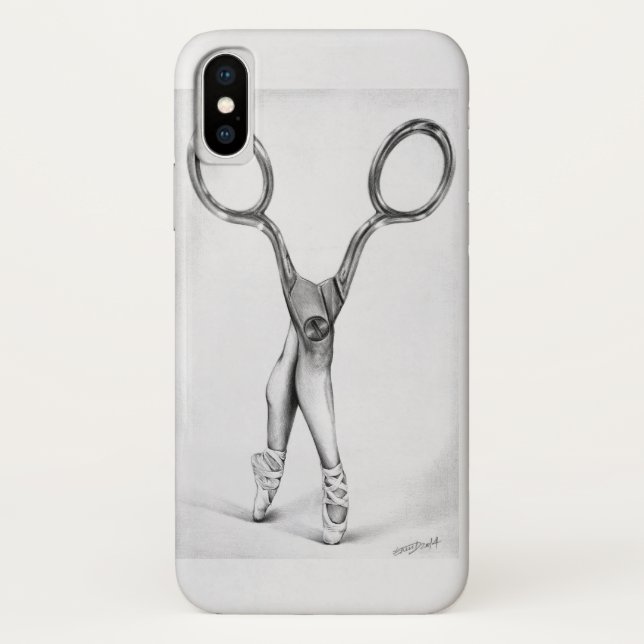 Coques Case-Mate iPhone Ballet Ciseaux Ballerina Danse Art Surreal (Dos)