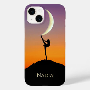 Coque Case-Mate iPhone Ballet Moon Danse Nom personnalisé