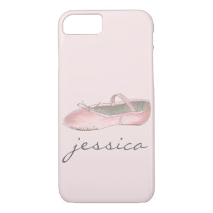 Coque iPhone 8/7 Ballet rose personnalisé Danse de chaussures Balle