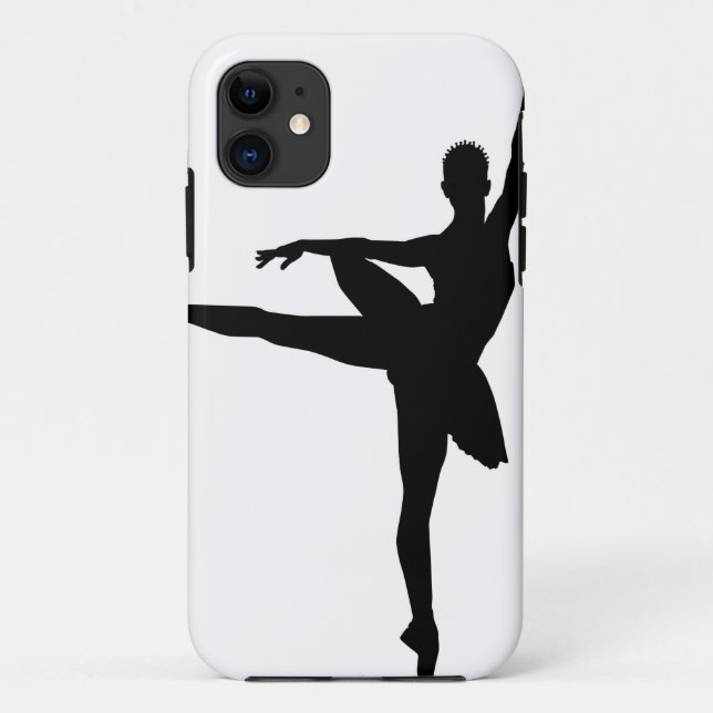 Coques Case-Mate iPhone Ballet simple Ballerina noir blanc (Dos)