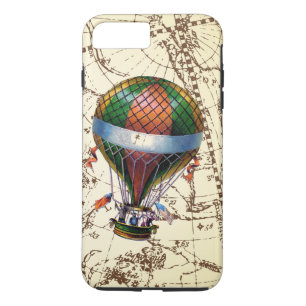 Coques Pour iPhone Ballon à Air Chaud Vintage Flotte sur un Ciel du Z