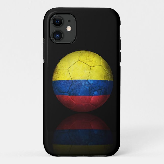 Coques Case-Mate iPhone Ballon de football colombien usé du football de (Dos)