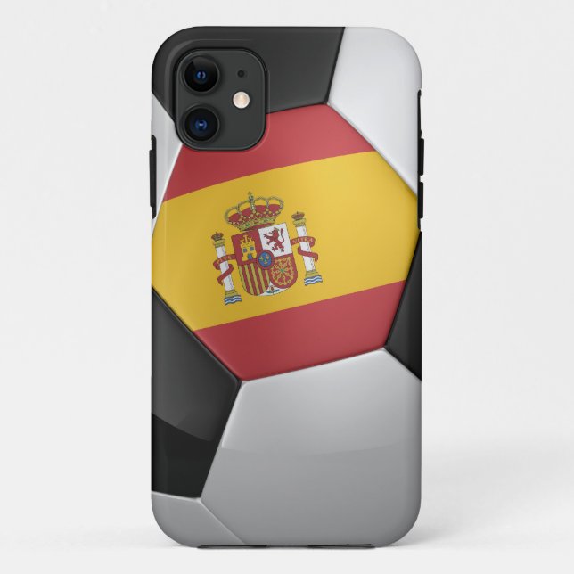 Coques Case-Mate iPhone Ballon de football de l'Espagne (Dos)