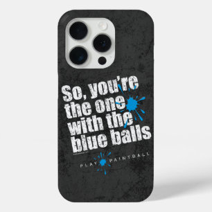 Coque Case-Mate iPhone Ballons Bleus Paintball