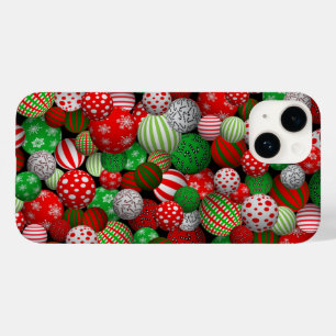 Coque Case-Mate iPhone Ballons de Noël 3D personnalisables