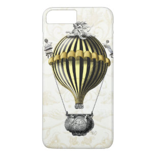 Coque iPhone 7 Plus Ballotte baroque Noir Jaune
