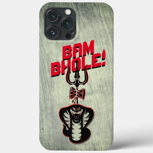 COQUES Case-Mate iPhone "BAM BHOLE" NAAG DE LORD SHIVA ET TRISHUL (Verso)