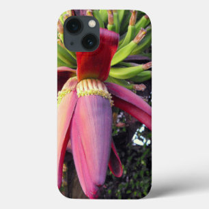iPhone 13 Coque Banana Flower Closeup