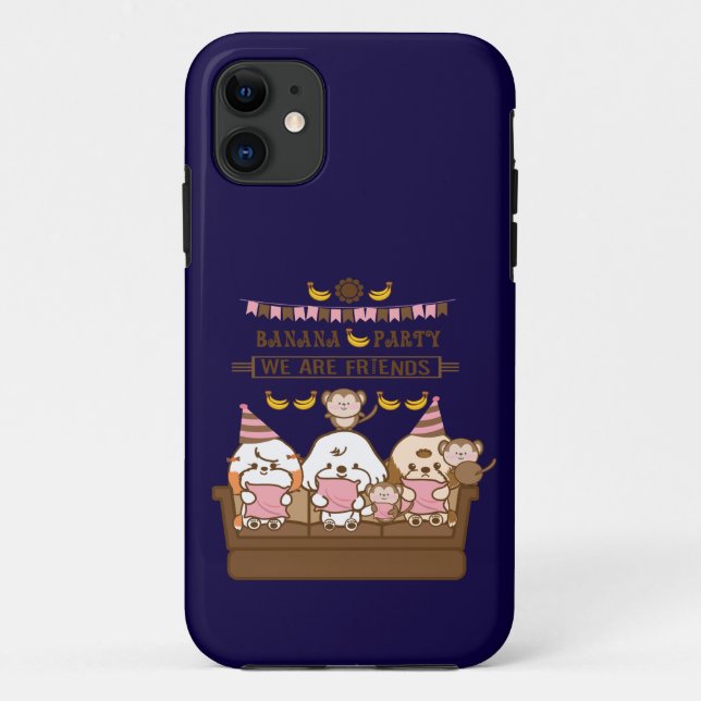 Coques Case-Mate iPhone Banana Party (Dos)