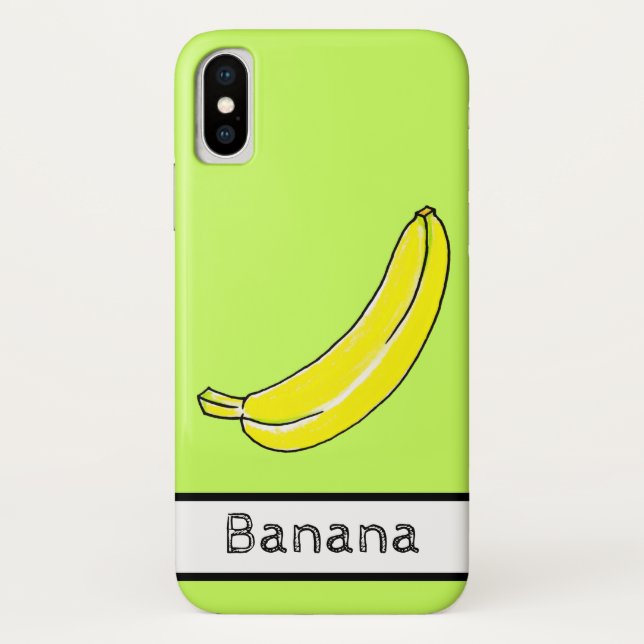 Coques Case-Mate iPhone Banane (Dos)