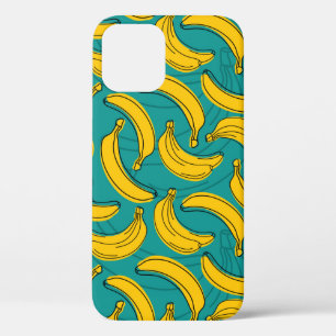 Case-Mate iPhone Case banane jaune avec contour noir sans couture motif 