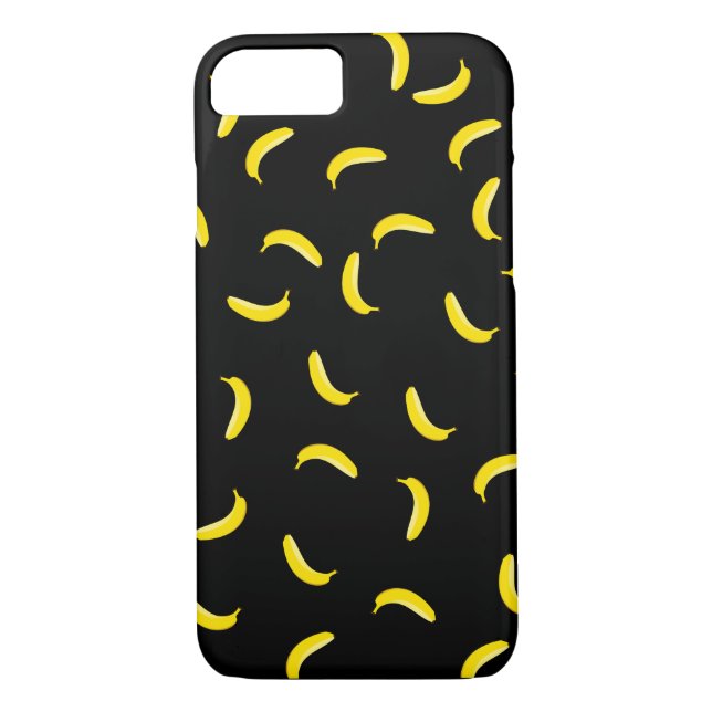 Coques Case-Mate iPhone Banane noire (Dos)