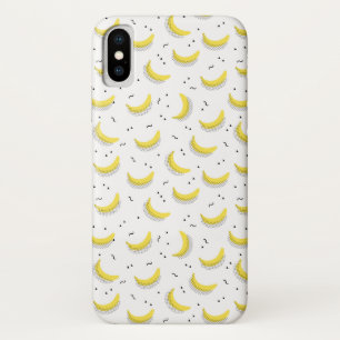 Coque iPhone X Bananes géométriques