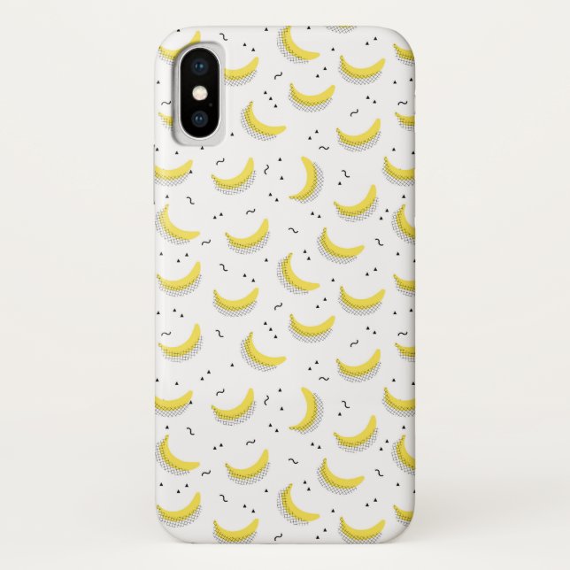 Coques Case-Mate iPhone Bananes géométriques (Dos)