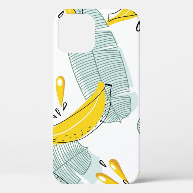 Coques Case-Mate iPhone Bananes juteuses Motif Vintage (Verso)