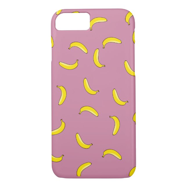 Coques Case-Mate iPhone Bananes roses (Dos)