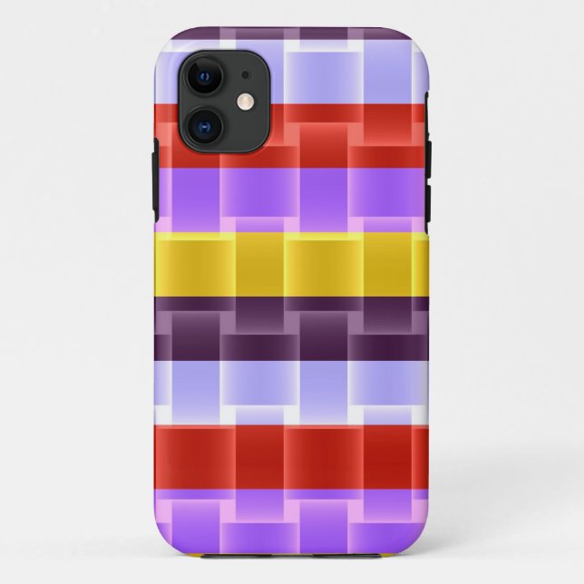 Coques Case-Mate iPhone Bande arc-en-ciel brillante design moderne 2 (Dos)