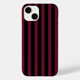 Coque Case-Mate iPhone Bande bordeaux et noire