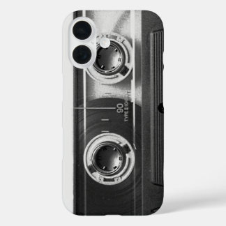 Coque Pour iPhone 16 Bande Compact Cassette