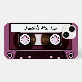 Coques Pour iPhone Bande de mixage rose personnalisé