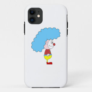 Etui iPhone Case-Mate Bande dessinée colorée de clown. Cheveux bleus
